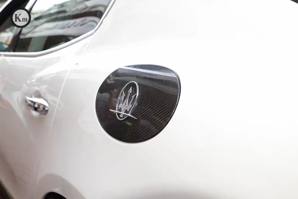 KM для крышки топливного бака из углеродного волокна, крышка газового бака для Maserati ghiдоступ M157 2014-2016