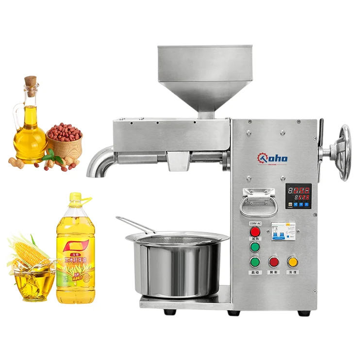 CohoMachine Филиппины Малайзия Индия Тайланд Вьетнам автоматическая машина для холодного прессования масла и домашняя машина для прессования оливкового масла