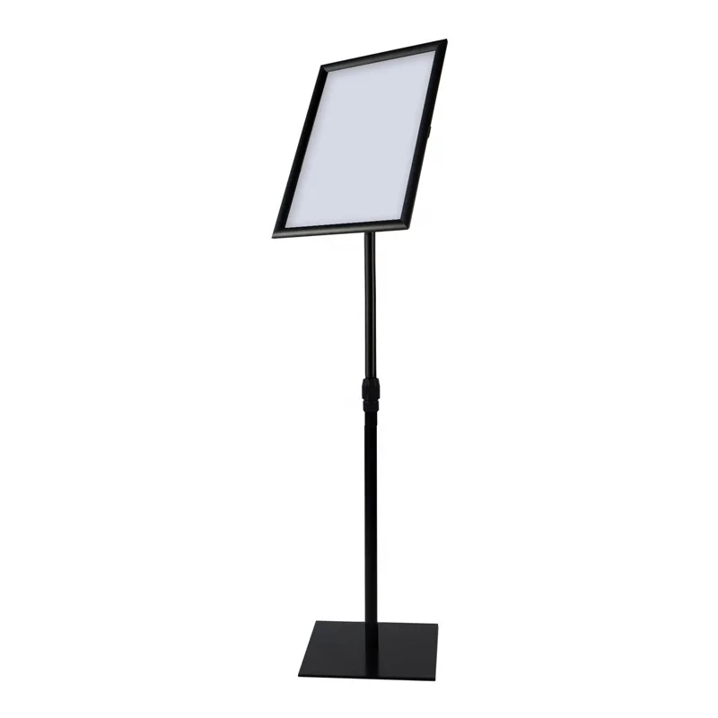 Outdoor Standing Display Sign Holders Adjustable Sign Holder Floor Stand Aluminum alloy Sign Stand
