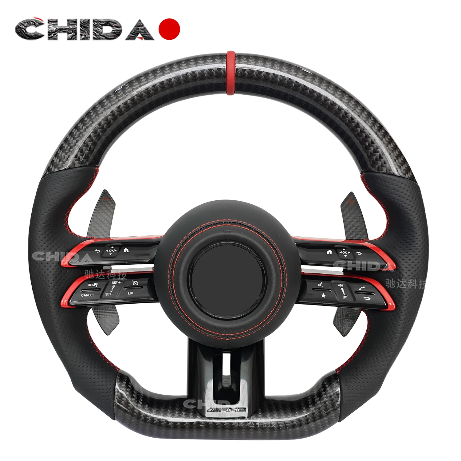 Dragonfly Customised Carbon Fibre Steering Wheel for Mercedess Benzs AMG C G Class W176 W217 W218 W219 W222 W253 W463 W204 W205