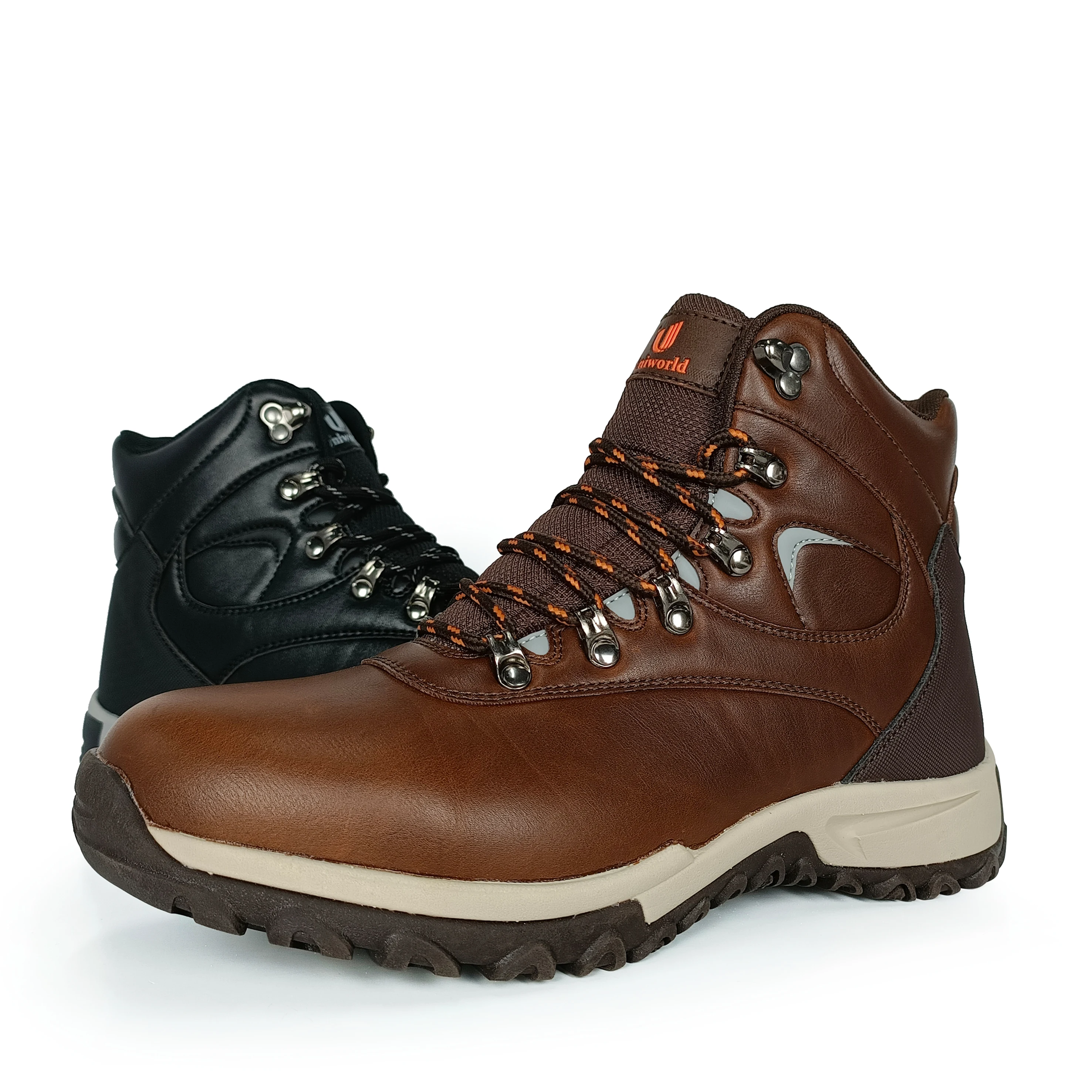 Uniworld Overseas Factory Wholesale Custom Men Mountain Climbing Trekking Boots Top Quality Outdoor hiking shoes