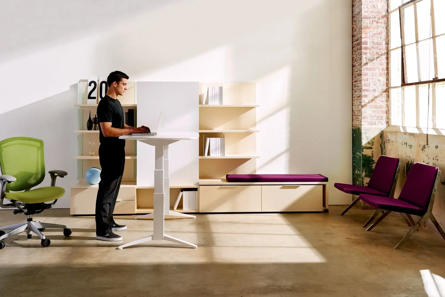 Office Furniture Computer  Laptop  Base Motorized Lifting Sit To Stand Smart Desk