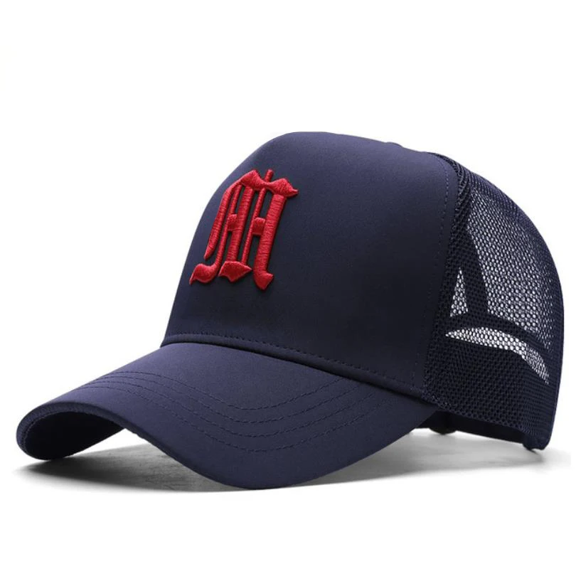 High Quality Wholesale Classic Custom Design Your Own 3d Embroidery Logo 5 Panel Gorras Mesh Trucker Caps Hats Mens