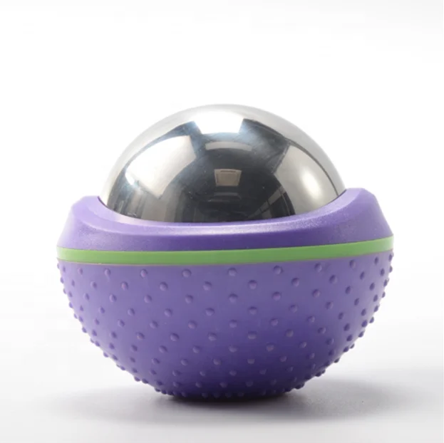 Amazon Hot Selling 60mm  Cold & Heat Sphere Massage Roller Ball Cold Therapy for Sport Muscle Relief