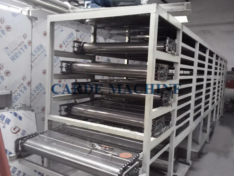 Mesh belt dryer automatic garlic mango parsley drying dry machine for cotton