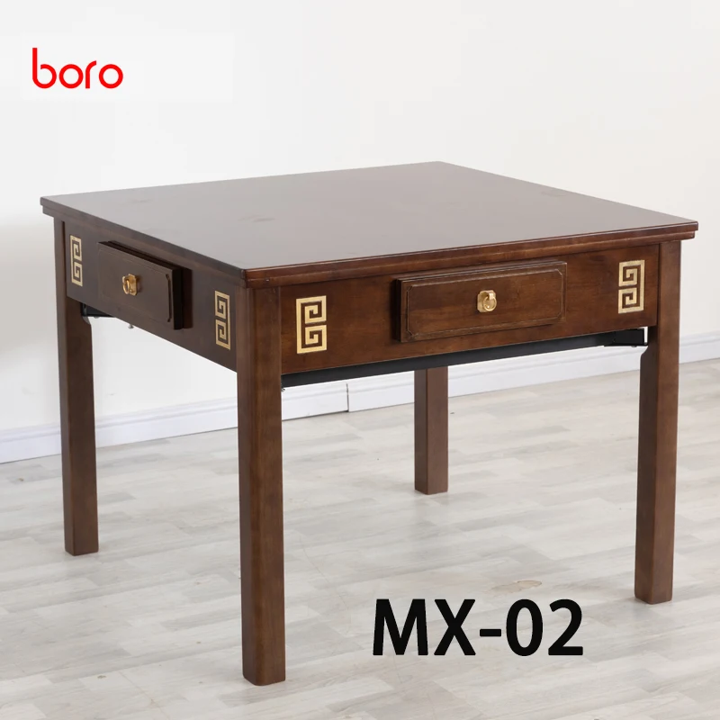 FRE intelligent new electric silent single table rubber wood solid wood Chinese mahjong machine