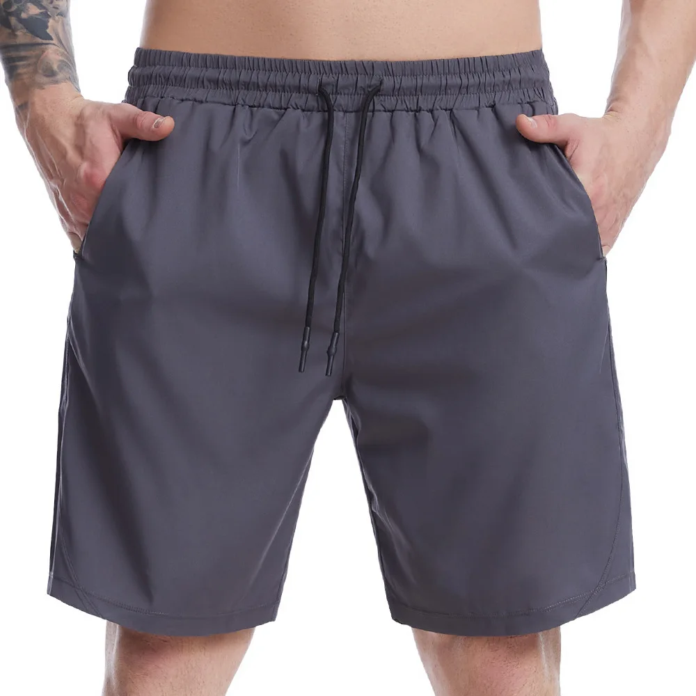 Men Loose Shorts Fitness pants draw rope basketball shorts Gym Running Men Shorts with pocket