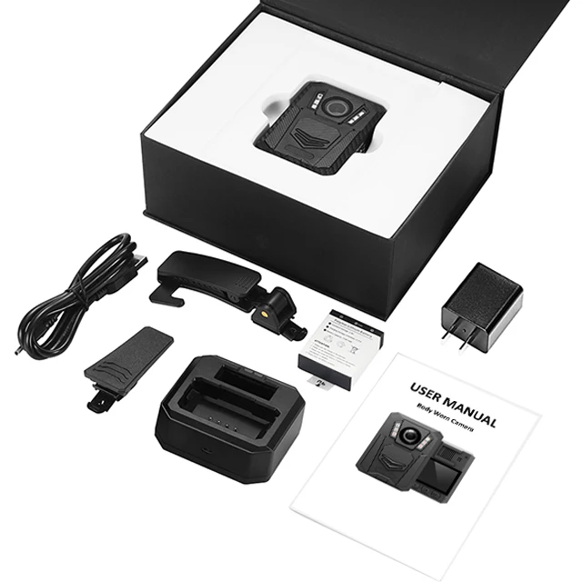 Bosesh Wi-Fi G-сенсор EIS GPS H.265 ЖК-экран для правоохранительных органов встроенный аккумулятор мини-охранный аудио-видеомагнитофон Bady-камера