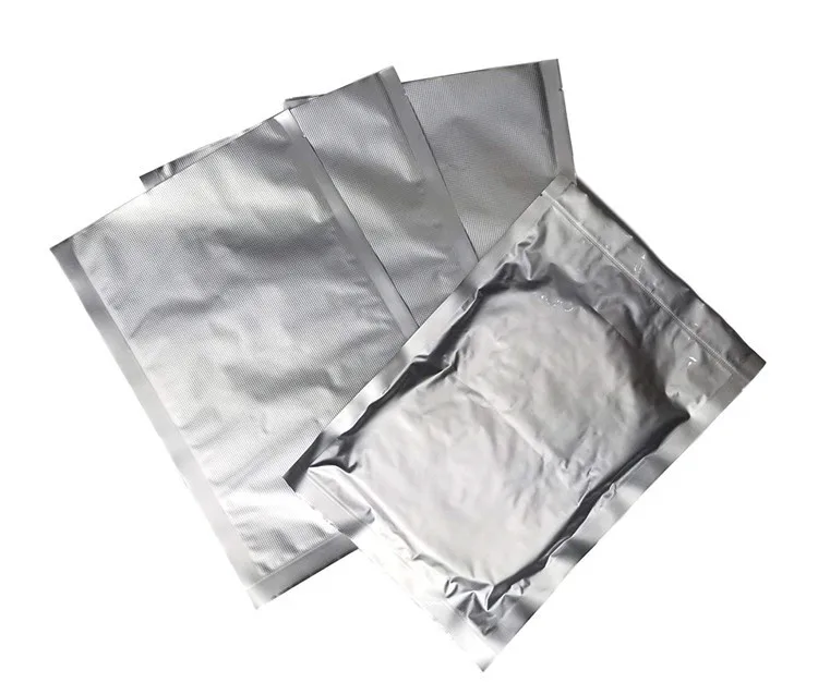 Custom Round Edge Food Packaging Aluminium Foil Bag Three Side Heat Seal Sachet