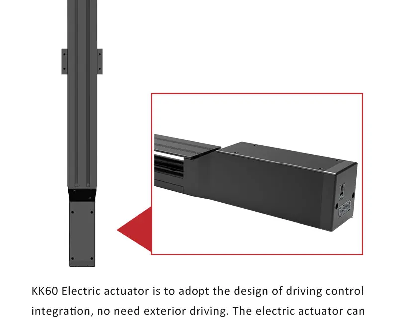 Low Voltage Linear Actuator Motor Hitbot Z-Mod-KK60 Mini Electric Linear Robots Guides Synchronized Controller