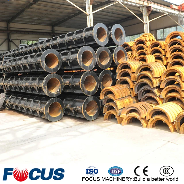 Concrete pole steel base plastic cement form molds price precast concrete spun pole steel mold making machine