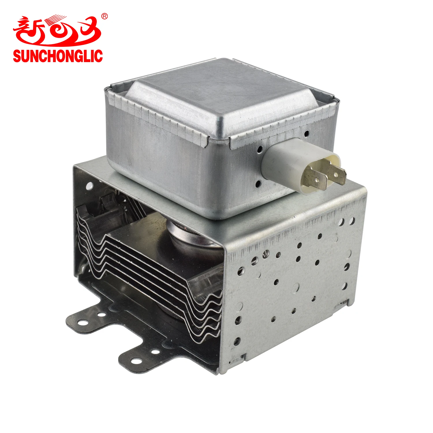 Sunchonglic, микроволновый магнетрон, 900 Вт, детали микроволнового магнетрона, 6 деталей, 8 отверстий, новый магнетрон для микроволновой печи