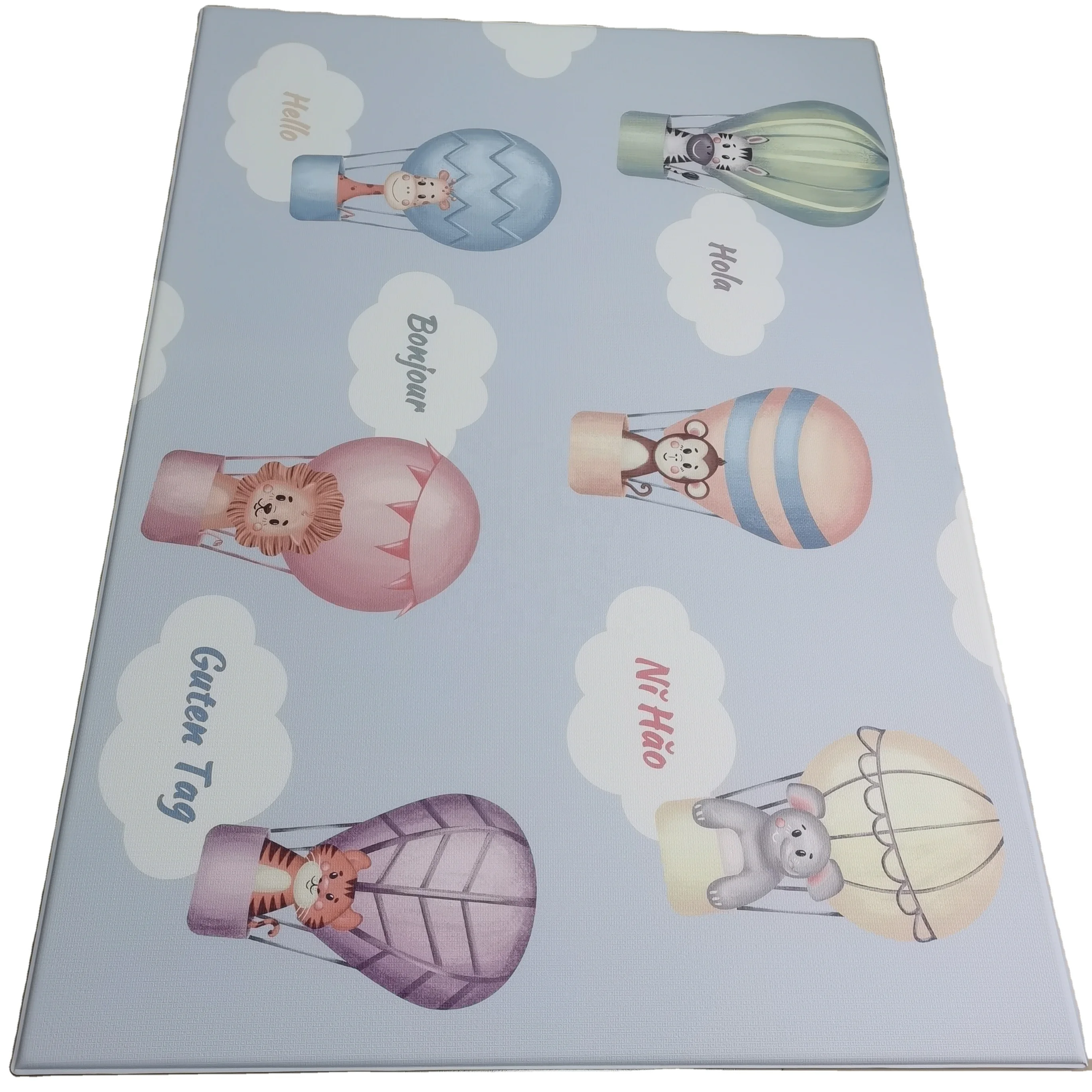 Amazon hot sell high quality rolling baby double sided mat