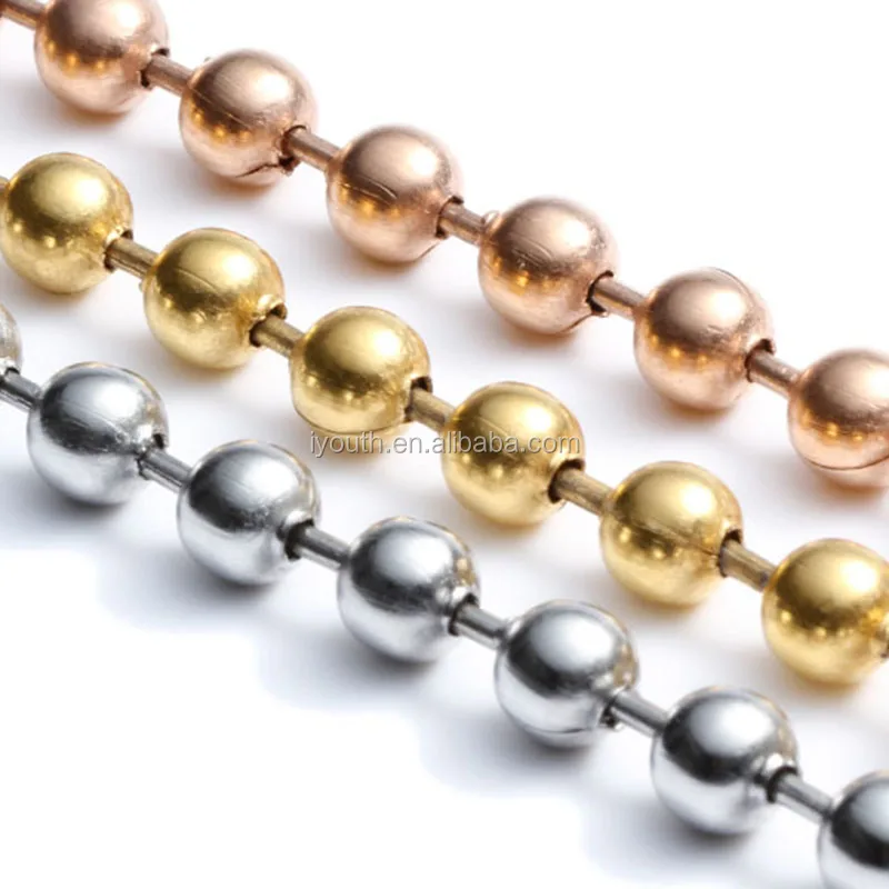 4mm Stainless Steel Room Divider Roller Blind Metal Ball Chain