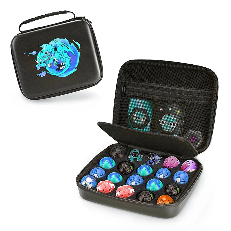 Custom Hard Shell Eva Toy Organizer Storage Foam Case For Bakugan Figures, Bakucores And Battle Figure Different Toys(Case Only)