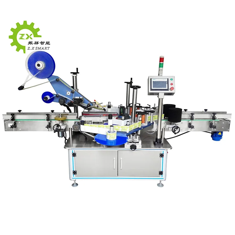 Automatic High Speed Universal Flat Can 3 Side Corner Linear Paste Labeling