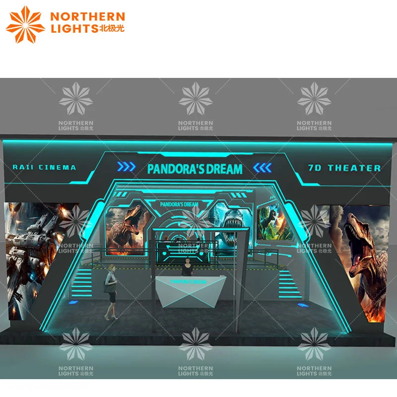 Northern Lights Orbit Cinema Project Virtual reality Ocean Park  4D Movie Cinema  Equipment For Sale