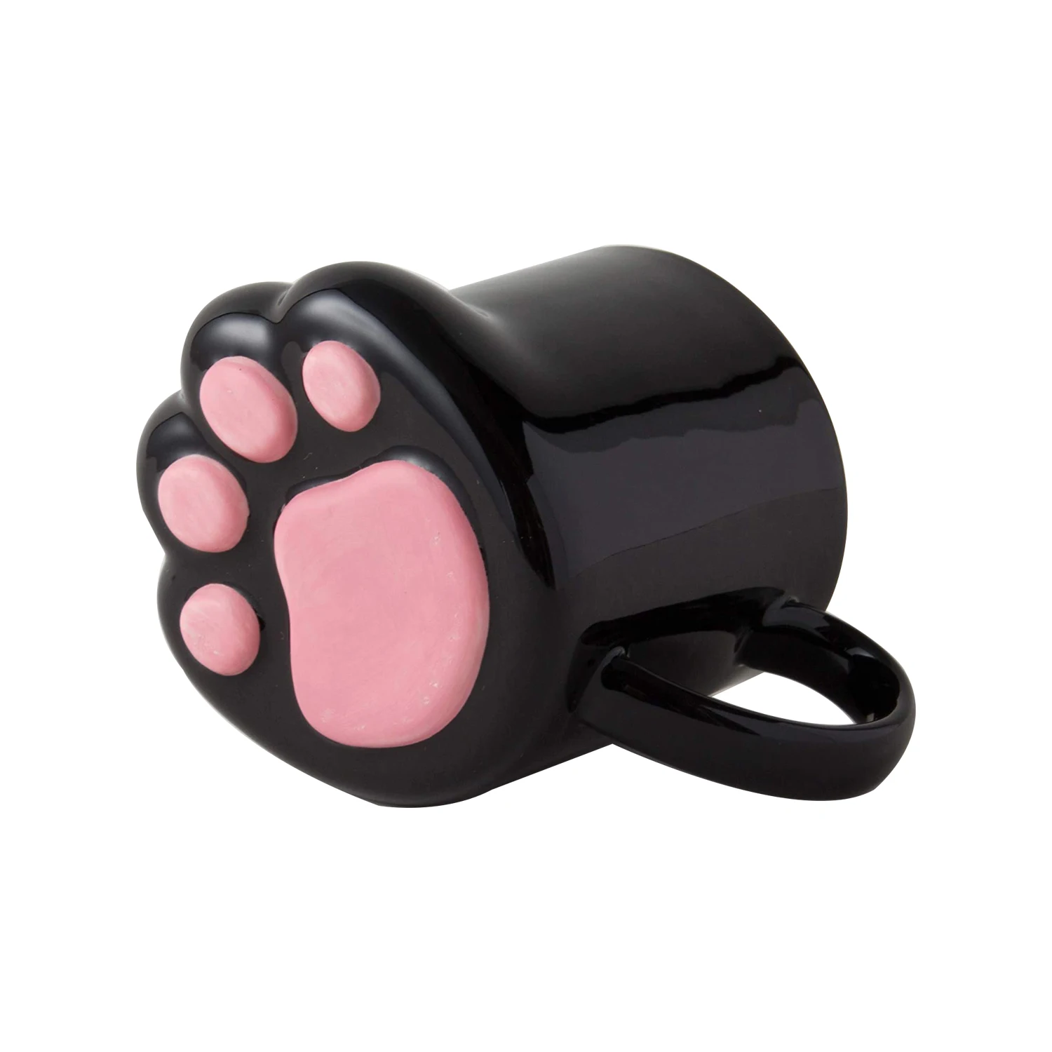 custom animal cute unique ceramic cat paw cups coffee mug