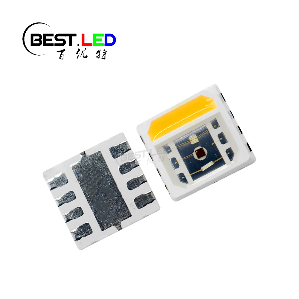 Customized SMT Red Green Blue 4500K White Color 5050 SMD LED 5 Chips Multi Wavelength Custom RGBW LED