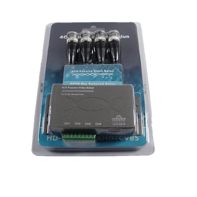 New 2019 4ch Passive CH HD CVI AHD  Video Balun