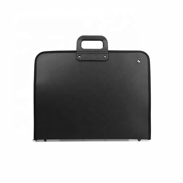Hot selling portable waterproof leather artist drawing portfolio bag