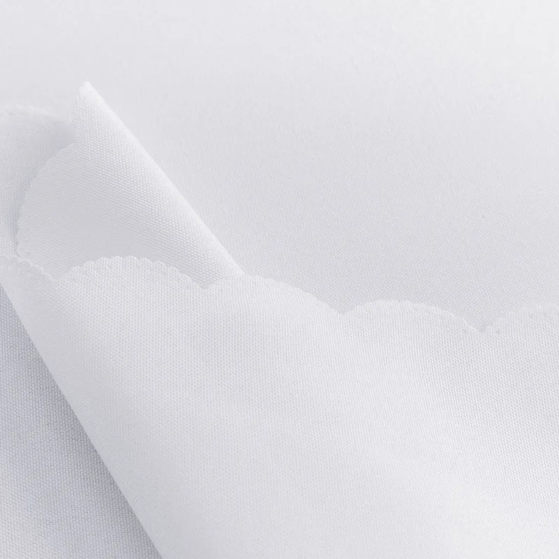 Wholesale Luxury 60x102Inch Round Polyester Table Linen White Table Cloths Tablecloths For Wedding Hotel Party Restaurant