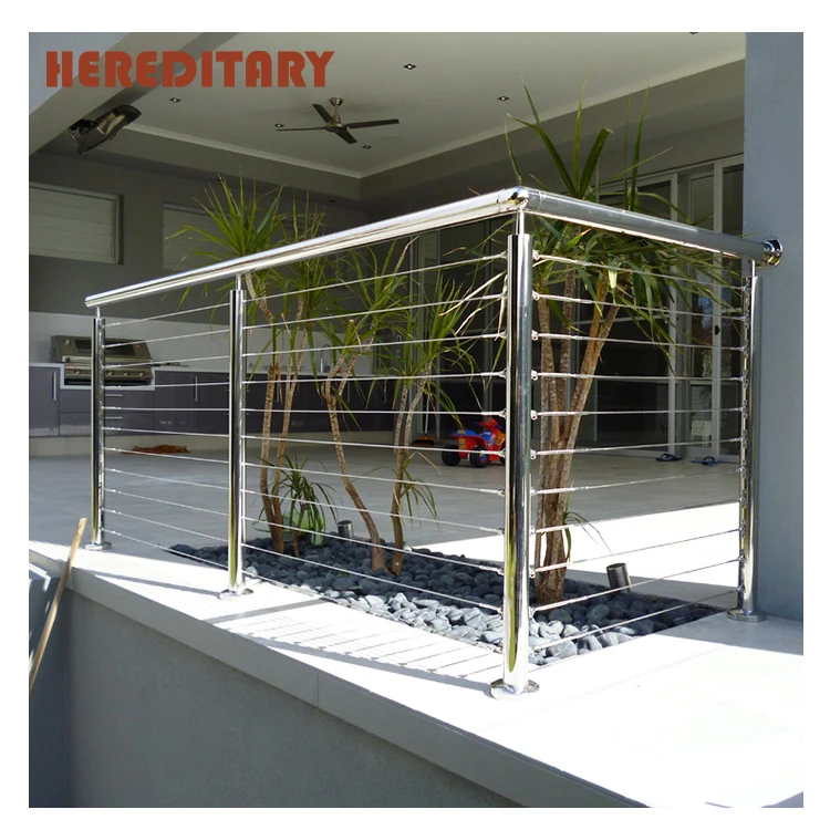 Hot Sale Cable Railing Post Apartment Stainless Steel Railing Stainless Steel Balustrades 304 & 316 Stainless Steel