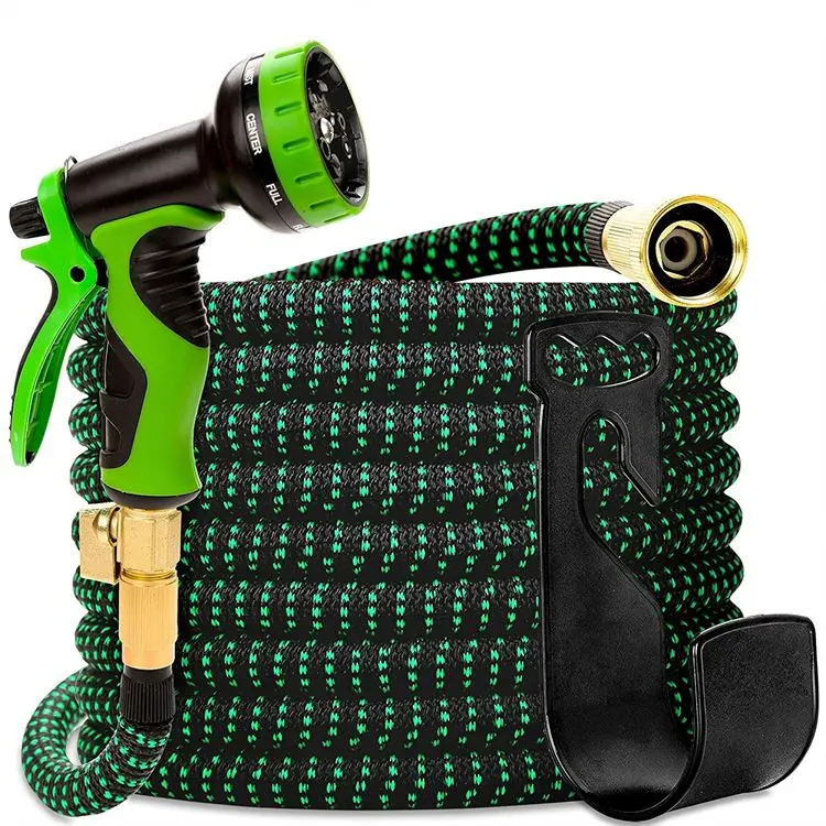 2022 Flexi Hose With 8 Function Nozzle 100Ft Garden Hose Expandable Hose