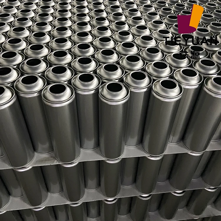 
Customized Empty Aerosol Tin Can Refillable Aluminum Spray Bottle 