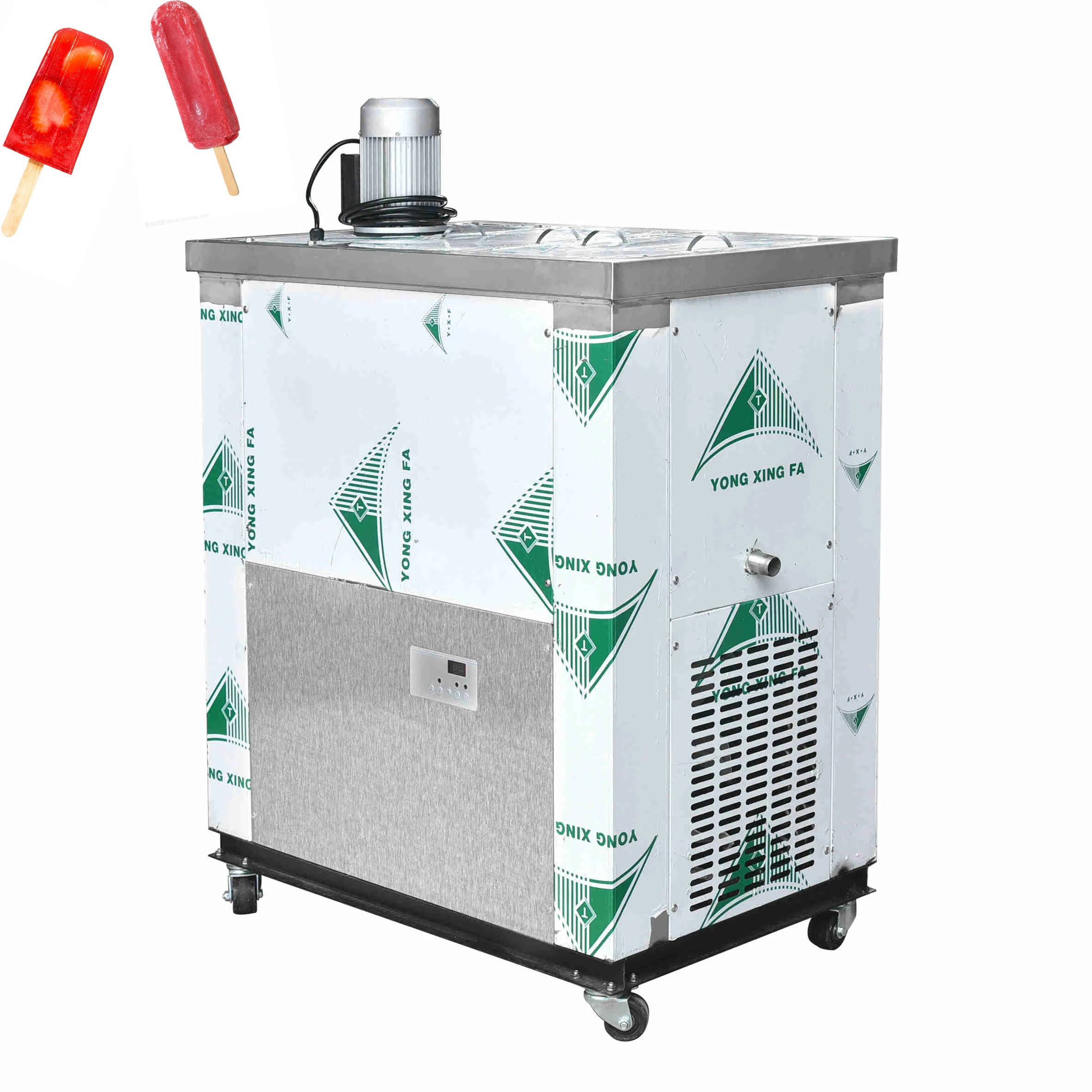 Commercial paleta ice pop popsicle ice lolly making machine for sale