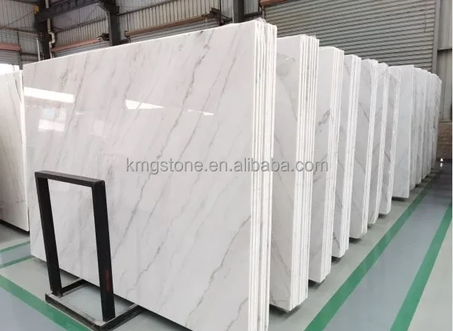 Cheapest Chinese guangxi white marble big natural white marble floor tile