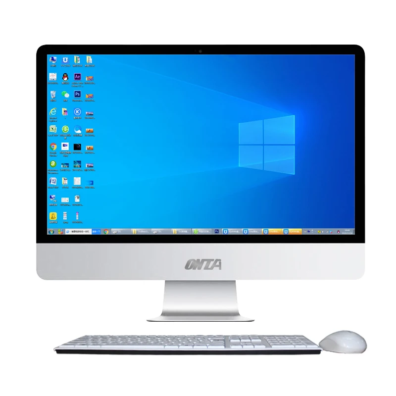 27 inch all-in-one PC core I3 i5 i7 processor 4GB ram 128GB SSD 1TB HDD all in one desktop with touch screen functi