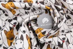 Unicorns digital printing canvas woven cotton fabric