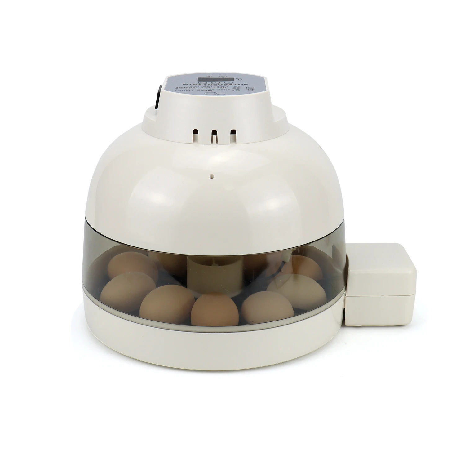 Janoel  10 egg incubator small brooder ABS PC material cheap egg incubator