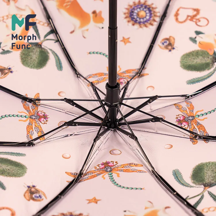 
UV Protection 99% Original Design Chinese Outdoor Rain Solar Sunmini Folding Umbrella 