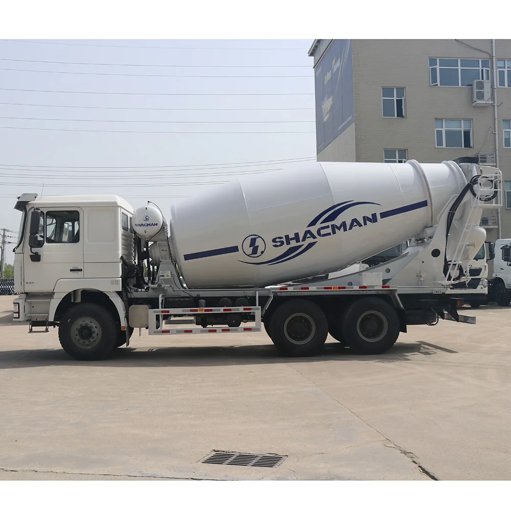 SHACMAN cement mixer truck 8cbm 10 12 cubic meters used shackman concrete mixer truck F3000