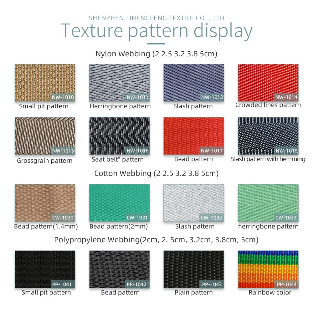 1' 1.5' Wide Sublimation Seatbelt Webbing Custom Printed Nylon Webbing For Bags Guitar Strap