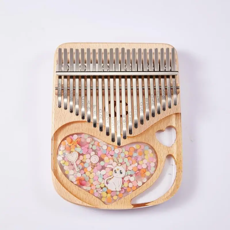 17 key kalimba instrumento musical cega thumb piano finger mbira with high performance