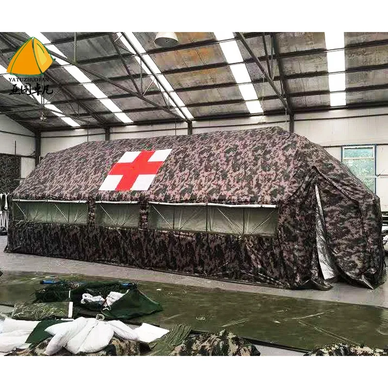 OEM/ODM большая удобная и Быстрая конструкция аварийной помощи, водонепроницаемая хлопковая походная сетчатая рама, медицинская палатка