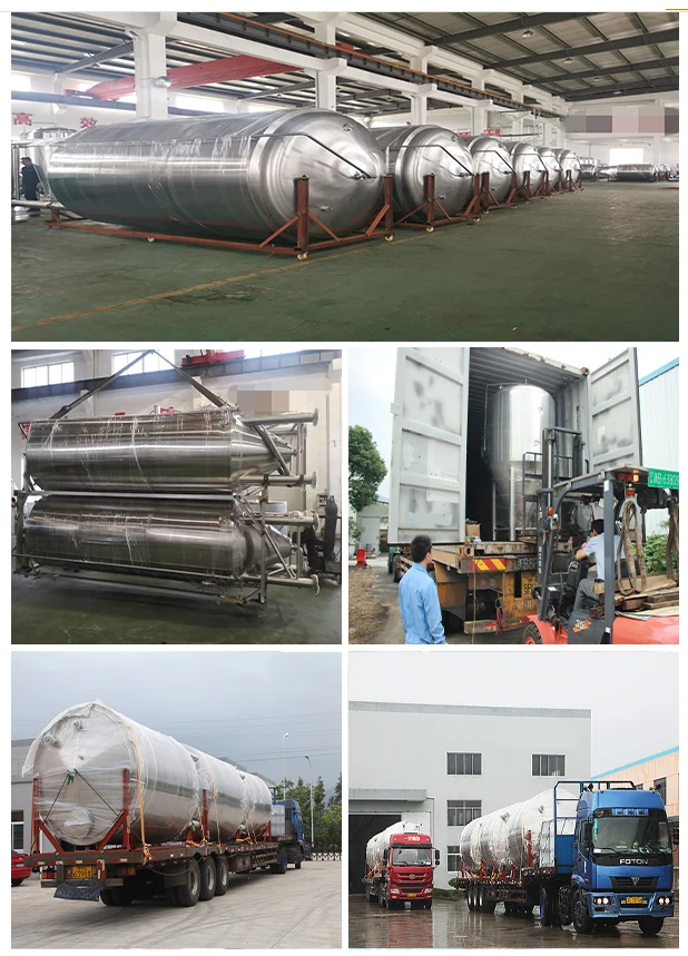  Однослойный резервуар для пива SUS brite 4000L 40HL с сертификацией