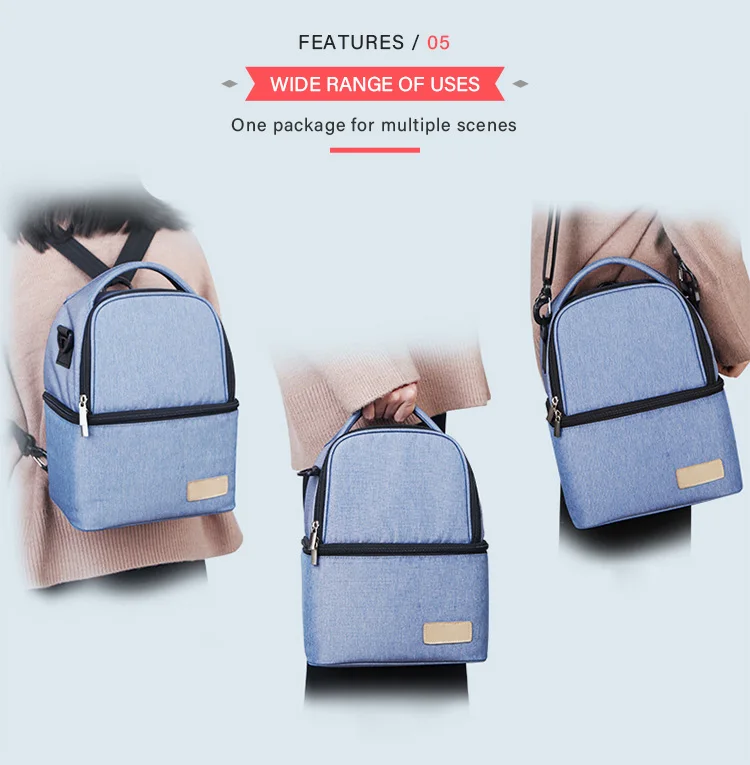 Girl Kids Children Thermal Insulated Lunch Box Tote Food Picnic Bag Milk Bottle Pouch