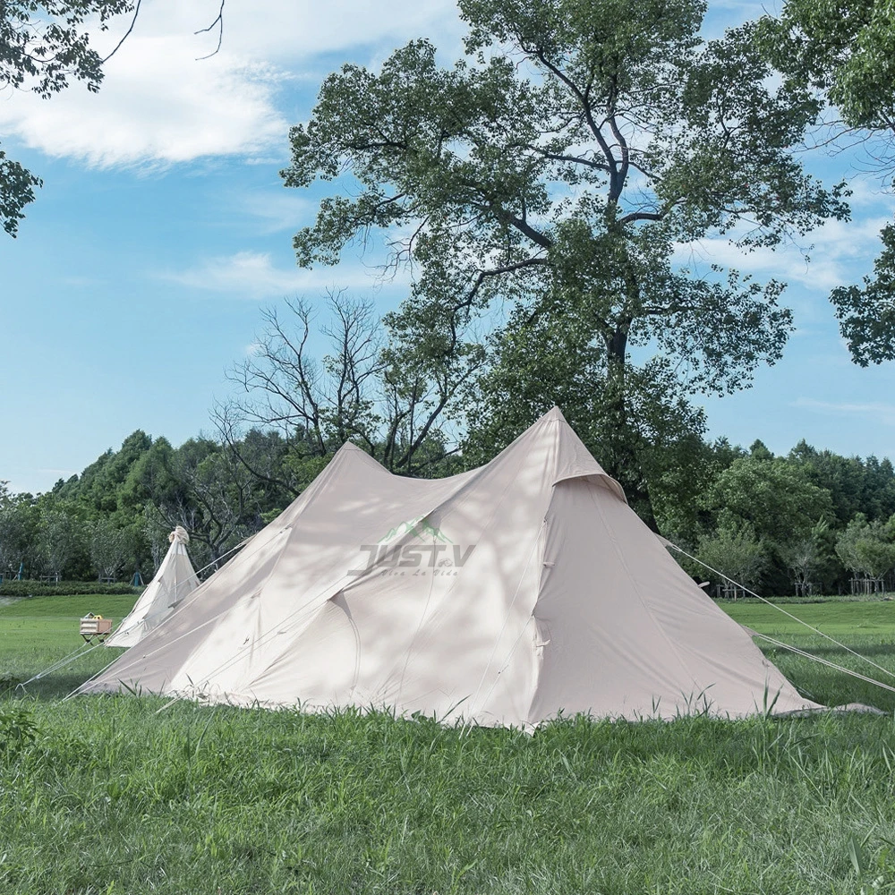 Off Road Car 4X4 Accessories New design bell tent two door for sale Portable Large Space Rainproof Camping Tent