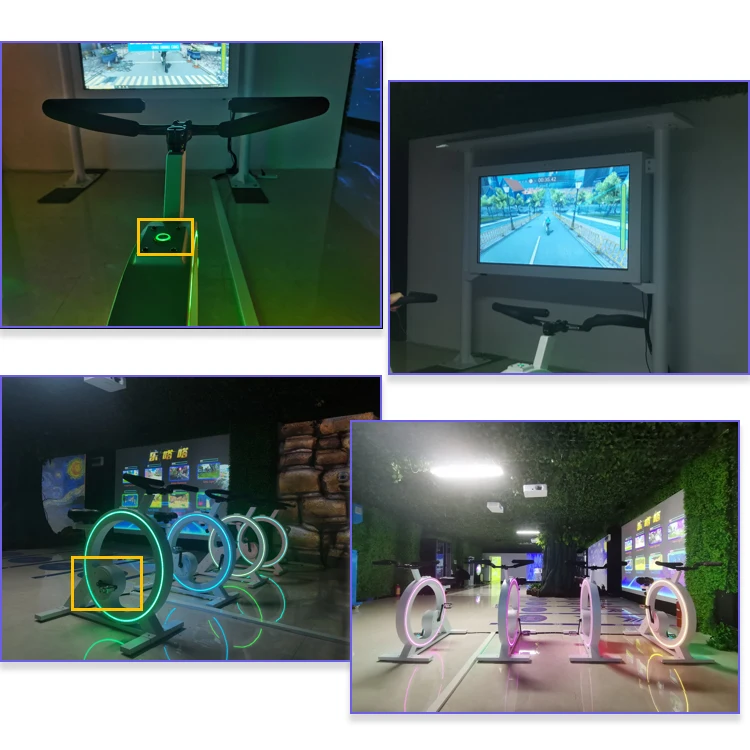 Домашние спортивные развлечения Vr фитнес-велосипед 9D Vr симулятор велосипеда Виртуальная реальность симуляция велосипеда гоночная игровая машина