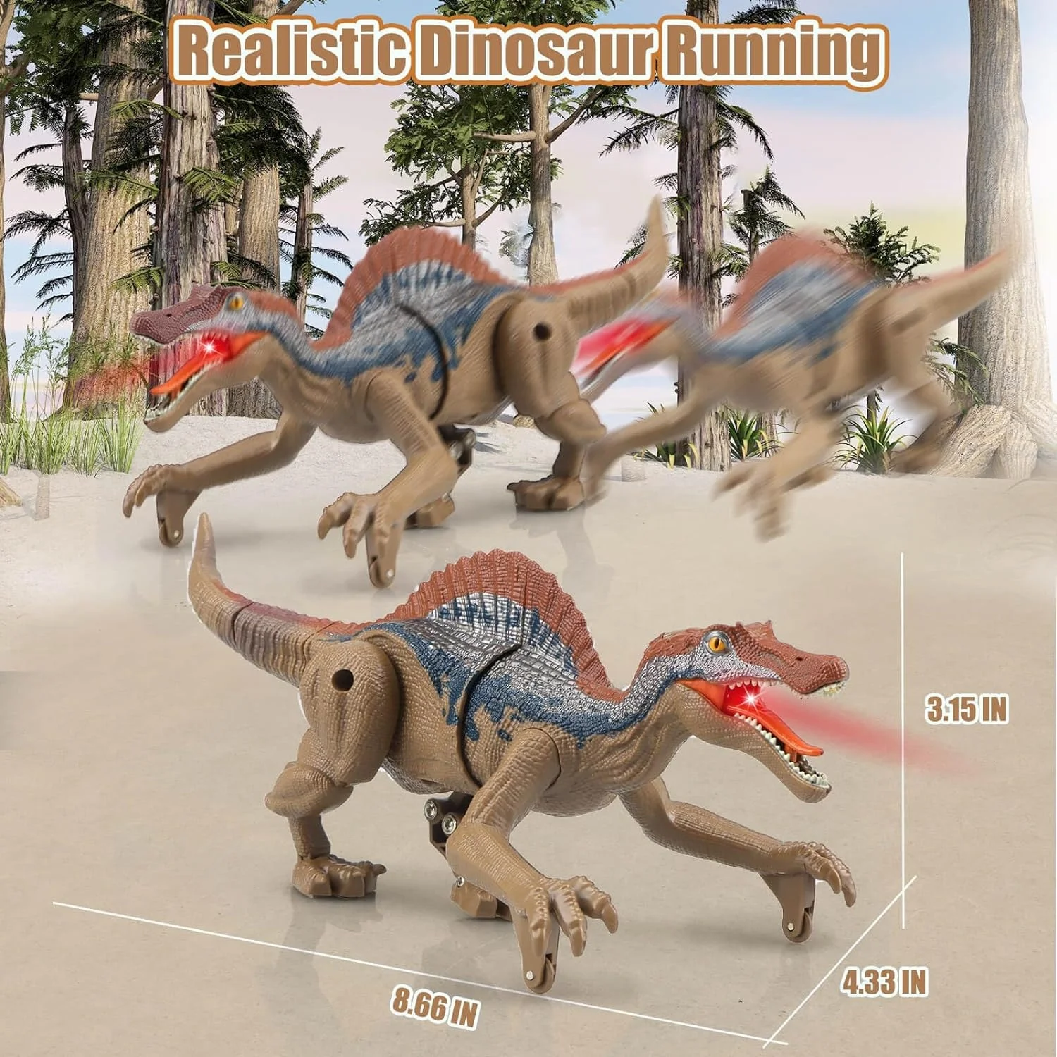 2.4G Simulation Remote Control Dinosaur Toys RC Dinosaurs Robot Dinosaur Toys for Kids