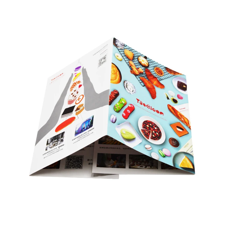 
Недорогая брошюра, рекламная брошюра, бумажная брошюра с покрытием, складная брошюра 