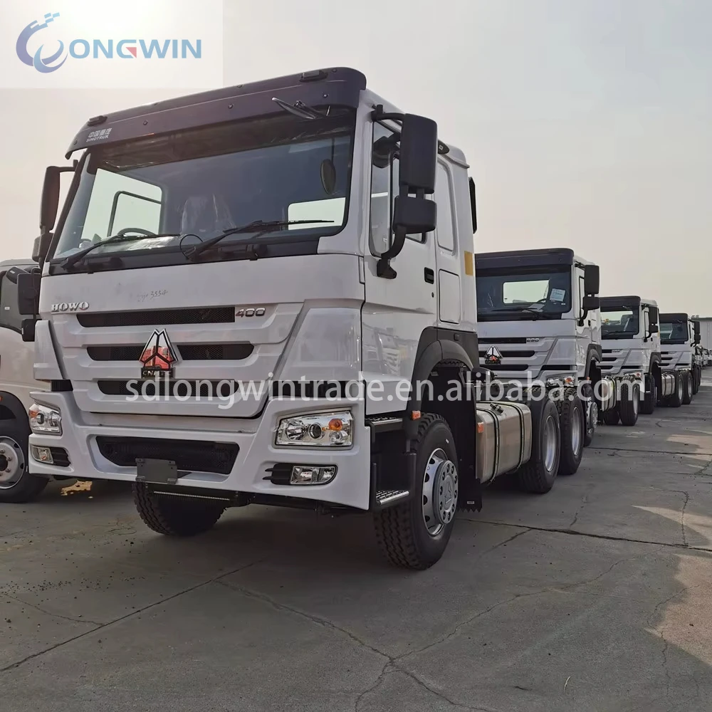 China Second Hand 6x4 Sinotruck Howo Truck 371 380Hp Used Trailer Truck Head Tractor Trucks