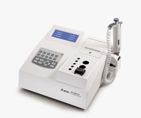 Original Rayto RT-2201C/RT-2202C/RT-2204C Semi Auto Coagulation Analyzer One/Two/Four Channel Coagulation Analyzer Open System