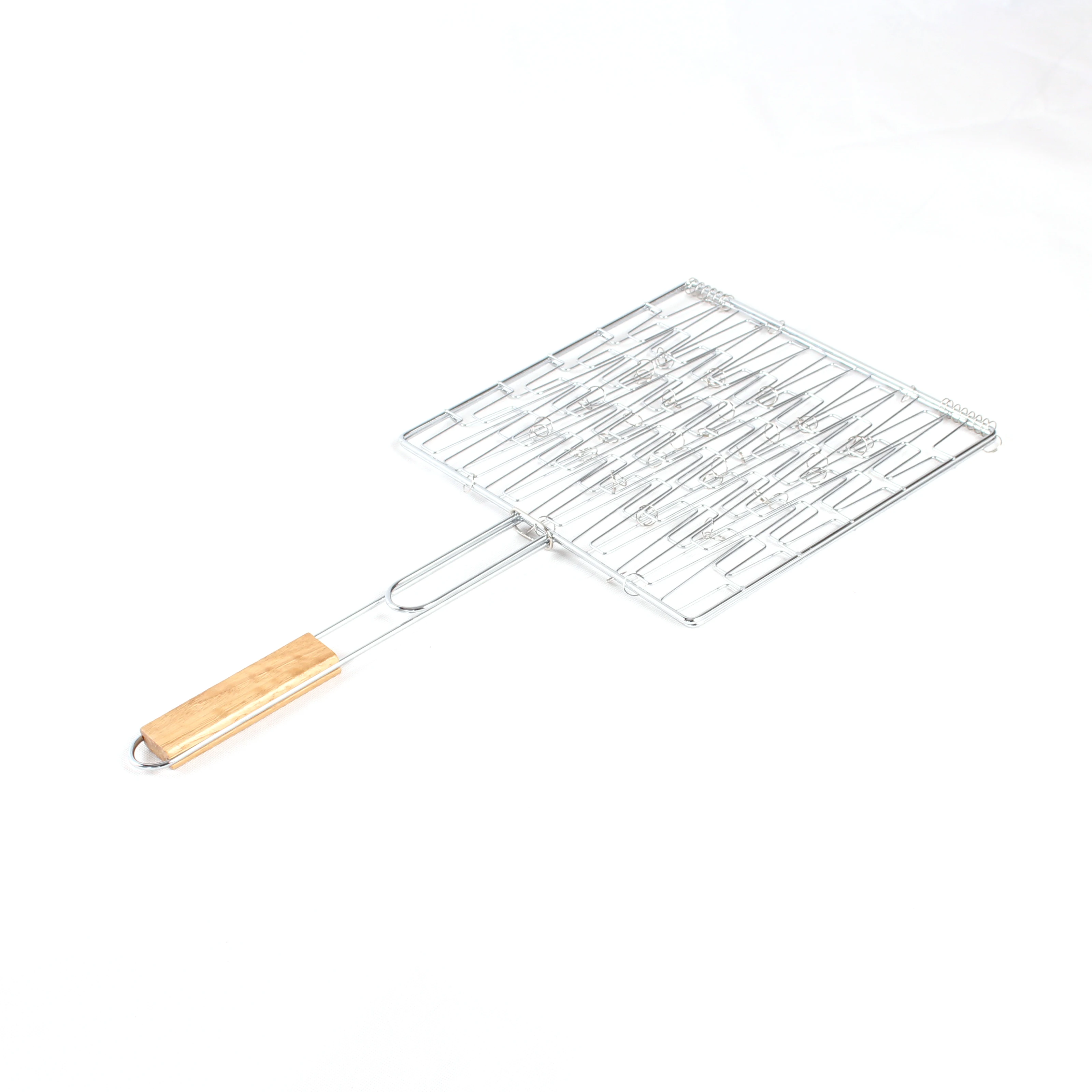 Barbecue grill basket, Barbecue wire mesh clip Basket Smoker BBQ Grill Cooking