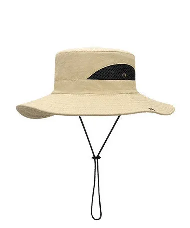 Custom Summer Sun Hat for Men Women UV Protection SPF Wide Brim Bucket Waterproof Boonie Fishing Hiking Safari
