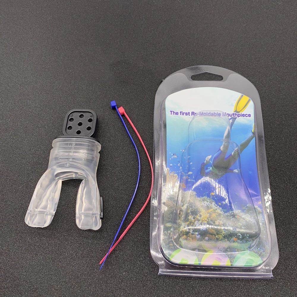 Eco-Friendly Moldable Silicone Snorkel Scuba Choice Scuba Diving Regulator Mouthpieces to Breathing Tube